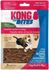 KONG Bites Mini Beef Flavor Treats for Dogs (Option: 5 oz KONG Bites Mini Beef Flavor Treats for Dogs)