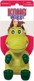 KONG Wiggi Alligator Squeaker Dog Toy Small (Option: 3 count KONG Wiggi Alligator Squeaker Dog Toy Small)