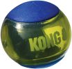 KONG Squeezz Action Squeaker Ball Blue Dog Toy Medium
