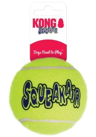 KONG Air Dog Squeaker Tennis Balls Large Dog Toy (Option: 1 count KONG Air Dog Squeaker Tennis Balls Large Dog Toy)