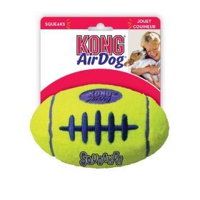 KONG Air Dog Football Squeaker (Option: Small - 5 count KONG Air Dog Football Squeaker)