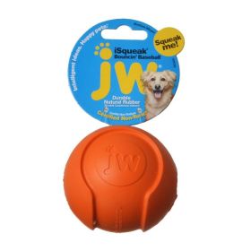 JW Pet iSqueak Bouncin Baseball Assorted Colors (Option: Medium - 1 count JW Pet iSqueak Bouncin Baseball Assorted Colors)