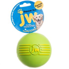 JW Pet iSqueak Ball Rubber Dog Toy Assorted Colors (Option: Medium - 1 count JW Pet iSqueak Ball Rubber Dog Toy Assorted Colors)