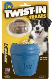 JW Pet Twist-In Treats Dog Toy Medium (Option: 1 count JW Pet Twist-In Treats Dog Toy Medium)