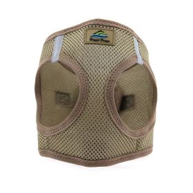 American River Solid Ultra Choke Free Dog Harness (Color: Fossil Brown, size: X-Small)