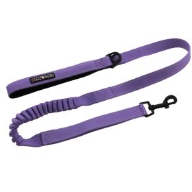 Soft Pull Traffic Dog Leash (Color: Paisley Purple, size: One Size)