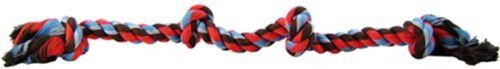 Mammoth Pet Flossy Chews Color 4 Knot Tug (Option: Large - 1 count Mammoth Pet Flossy Chews Color 4 Knot Tug)