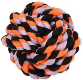 Mammoth Cotton Blend Monkey Fist Ball Flossy Dog Toy 3.75" Small (Option: 1 count Mammoth Cotton Blend Monkey Fist Ball Flossy Dog Toy 3.75" Small)