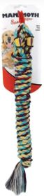 Mammoth Snakebiter Shorty Rope Tug Dog Toy (Option: Medium - 1 count Mammoth Snakebiter Shorty Rope Tug Dog Toy)