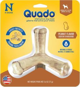 N-Bone Quado Dog Treat Peanut Flavor Average Joe (Option: 4 count N-Bone Quado Dog Treat Peanut Flavor Average Joe)