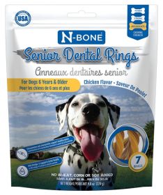 N-Bone Senior Dental Rings Chicken Flavor (Option: 49 count (7 x 7 ct) N-Bone Senior Dental Rings Chicken Flavor)