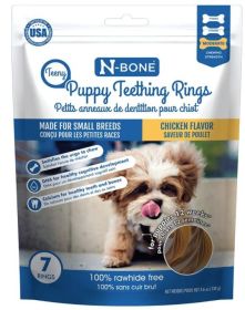 N-Bone Teeny Puppy Teething Rings Chicken Flavor (Option: 7 count N-Bone Teeny Puppy Teething Rings Chicken Flavor)