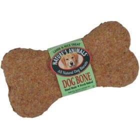Natures Animals Dog Bone Biscuits Lamb and Rice (Option: 24 count Natures Animals Dog Bone Biscuits Lamb and Rice)