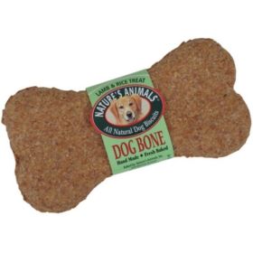 Natures Animals Dog Bone Biscuits Lamb and Rice (Option: 96 count (4 x 24 ct) Natures Animals Dog Bone Biscuits Lamb and Rice)