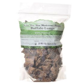Papa Bow Wow Buffalo Lungs Dog Treats (Option: 0.5 lb Papa Bow Wow Buffalo Lungs Dog Treats)