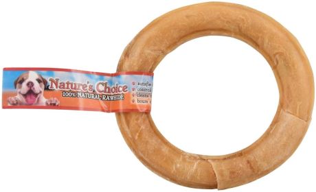 Loving Pets Natures Choice Pressed Rawhide Donut Large (Option: 1 count Loving Pets Natures Choice Pressed Rawhide Donut Large)