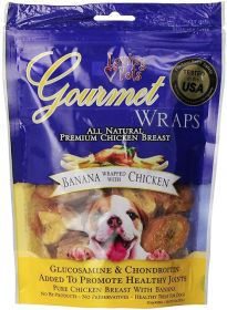 Loving Pets Gourmet Wraps Banana and Chicken (Option: 6 oz Loving Pets Gourmet Wraps Banana and Chicken)