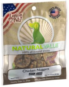 Loving Pets Natural Value Chicken Nuggets (Option: 7.5 oz (5 x 1.5 oz) Loving Pets Natural Value Chicken Nuggets)