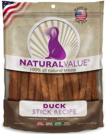 Loving Pets Natural Value Duck Sticks (Option: 42 oz (3 x 14 oz) Loving Pets Natural Value Duck Sticks)