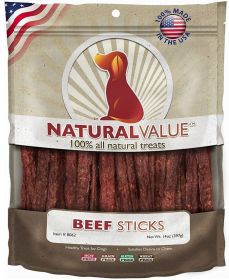 Loving Pets Natural Value Beef Stick Recipe (Option: 42 oz (3 x 14 oz) Loving Pets Natural Value Beef Stick Recipe)