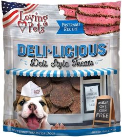 Loving Pets Deli-Licious Deli Style Treats Pastrami Recipe (Option: 6 oz Loving Pets Deli-Licious Deli Style Treats Pastrami Recipe)
