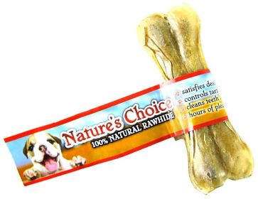 Loving Pets Natures Choice 100% Natural Rawhide Pressed 4.5" Bone Mini (Option: 1 count Loving Pets Natures Choice 100% Natural Rawhide Pressed 4.5" Bone Mini)