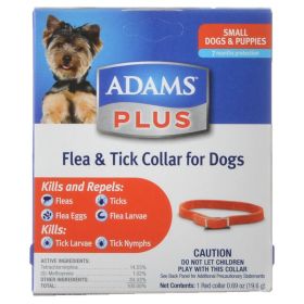 Adams Plus Flea and Tick Collar for Small Dogs (Option: 1 count Adams Plus Flea and Tick Collar for Small Dogs)