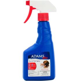 Adams Plus Flea and Tick Spray (Option: 48 oz (3 x 16 oz) Adams Plus Flea and Tick Spray)