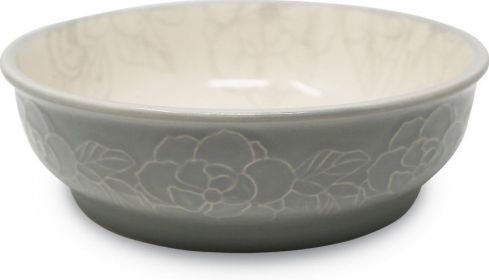 Pioneer Pet Ceramic Magnolia Food or Water Bowl for Pets (Option: 1 count Pioneer Pet Ceramic Magnolia Food or Water Bowl for Pets)