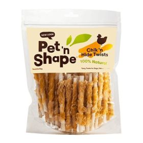 Pet n Shape Chicken Hide Twists Regular (Option: 50 count Pet n Shape Chicken Hide Twists Regular)