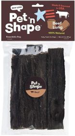 Pet n Shape Natural Beef Lung Strips Dog Treats (Option: 3 oz Pet n Shape Natural Beef Lung Strips Dog Treats)