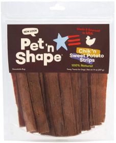 Pet n Shape Natural Chik n Sweet Potato Strips Dog Treats (Option: 14 oz Pet n Shape Natural Chik n Sweet Potato Strips Dog Treats)