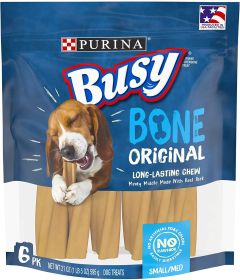 Purina Busy Bone Real Meat Dog Treats Original (Option: 21 oz Purina Busy Bone Real Meat Dog Treats Original)