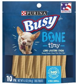 Purina Busy Bone Real Meat Dog Treats Tiny (Option: 6.5 oz Purina Busy Bone Real Meat Dog Treats Tiny)