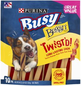 Purina Busy with Beggin Twisted Chew Treats Original (Option: 36 oz Purina Busy with Beggin Twisted Chew Treats Original)