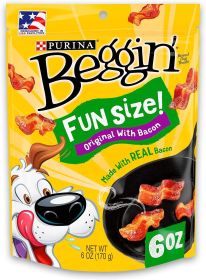 Purina Beggin' Strips Bacon Flavor Fun Size (Option: 6 oz Purina Beggin' Strips Bacon Flavor Fun Size)