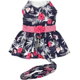 Moonlight Sails Dog Dress with Matching Leash (Color: , size: medium)