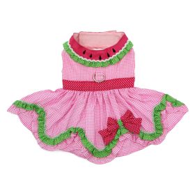 Watermelon Dog Harness Dress by Doggie Design (Color: , size: medium)