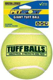 Petsport Giant Tuff Ball Dog Toy (Option: 1 count Petsport Giant Tuff Ball Dog Toy)