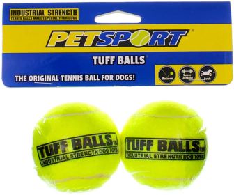 Petsport Tuff Ball Dog Toy Original (Option: 2 count Petsport Tuff Ball Dog Toy Original)
