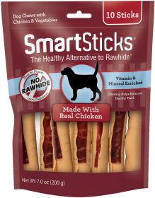 SmartBones SmartSticks with Real Chicken (Option: 10 count SmartBones SmartSticks with Real Chicken)