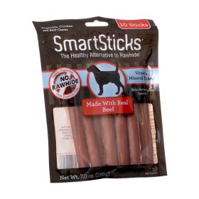 SmartBones SmartSticks with Real Beef (Option: 90 count (9 x 10 ct) SmartBones SmartSticks with Real Beef)