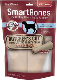 SmartBones Butchers Cut Mighty Chews Large (Option: 2 count SmartBones Butchers Cut Mighty Chews Large)