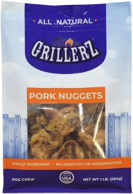 Grillerz All Natural Pork Nuggets Dog Chew (Option: 1 lb Grillerz All Natural Pork Nuggets Dog Chew)