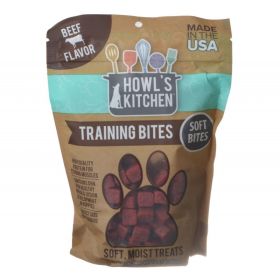 Howls Kitchen Training Bites Beef Flavor (Option: 180 oz (15 x 12 oz) Howls Kitchen Training Bites Beef Flavor)
