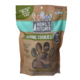 Howls Kitchen Canine Cookies Peanut Butter and Molasses (Option: 10 oz Howls Kitchen Canine Cookies Peanut Butter and Molasses)