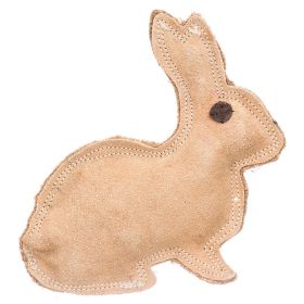 Spot Dura Fused Leather Rabbit Dog Toy (Option: 1 count Spot Dura Fused Leather Rabbit Dog Toy)