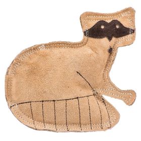 Spot Dura Fused Leather Raccoon Dog Toy (Option: 6 count Spot Dura Fused Leather Raccoon Dog Toy)