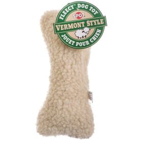 Spot Vermont Style Fleecy Dog Toy Bone (Option: 9"L - 1 count Spot Vermont Style Fleecy Dog Toy Bone)