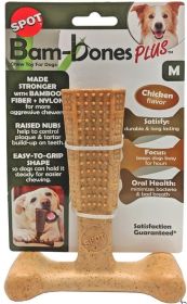 Spot Bambone Plus Chicken Dog Chew Toy Medium (Option: 6 count Spot Bambone Plus Chicken Dog Chew Toy Medium)